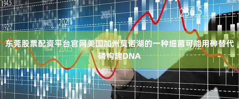东莞股票配资平台官网美国加州莫诺湖的一种细菌可能用砷替代磷构建DNA